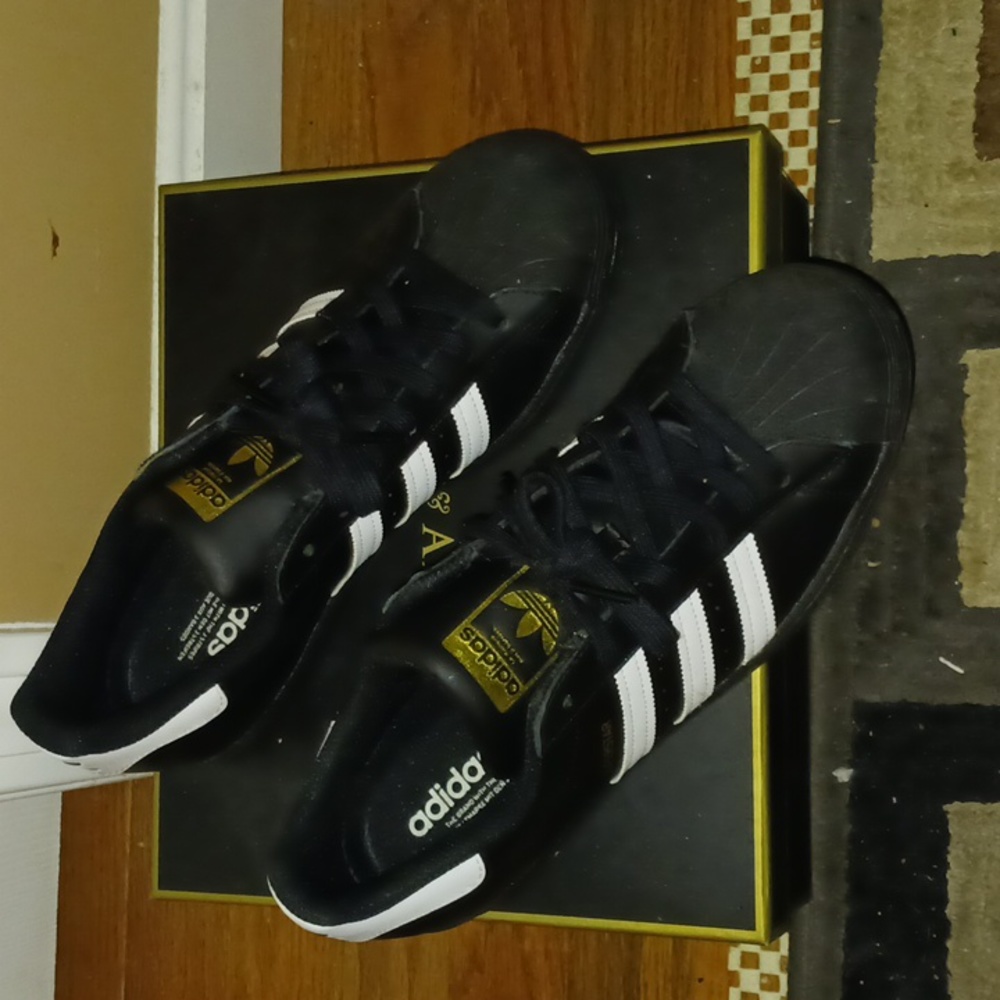 COPY - Adidas Superstar Core Black Cloud White Gold